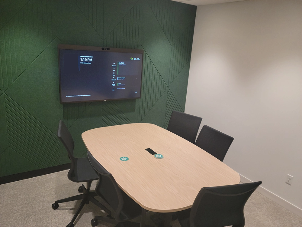 The CIA headquarters office.