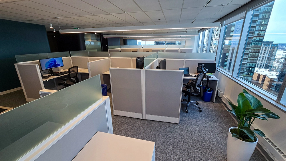 The CIA headquarters office.